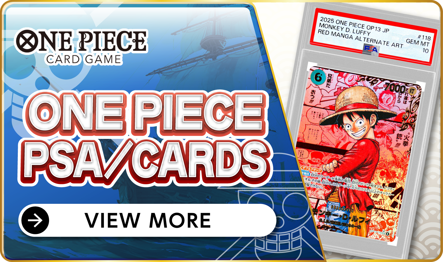 ONE PIECE PSA/CARDS
